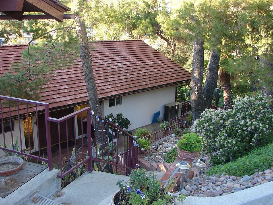 View from driveway/garage