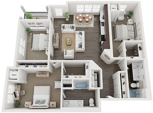 Floor plan C1