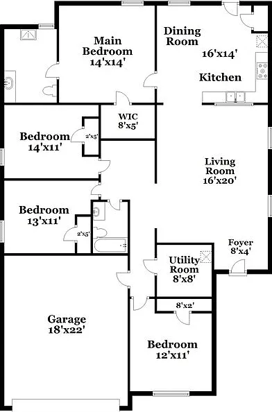 4 bed, 2.0 bath, 1650 sqft, $2,005 — Photo 2