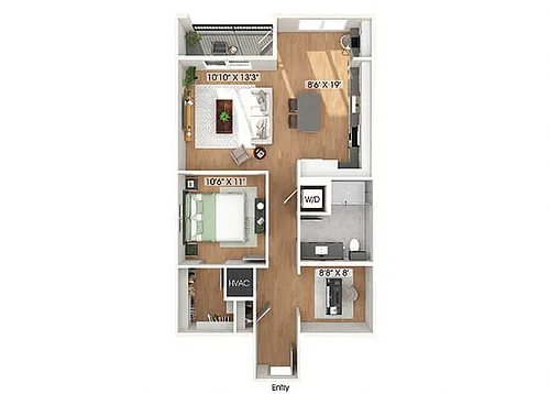 Floor plan A9D