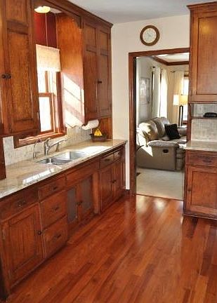 Updated Countertops and hardware.