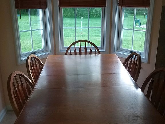 Dining Area with Bay Window