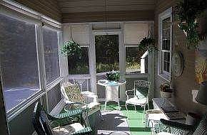 Enclosed porch