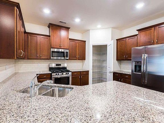Granite Counter top, Stainless Still, oak wood cabinet kitchen