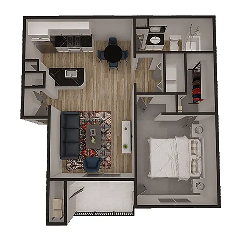 Floor plan 1B