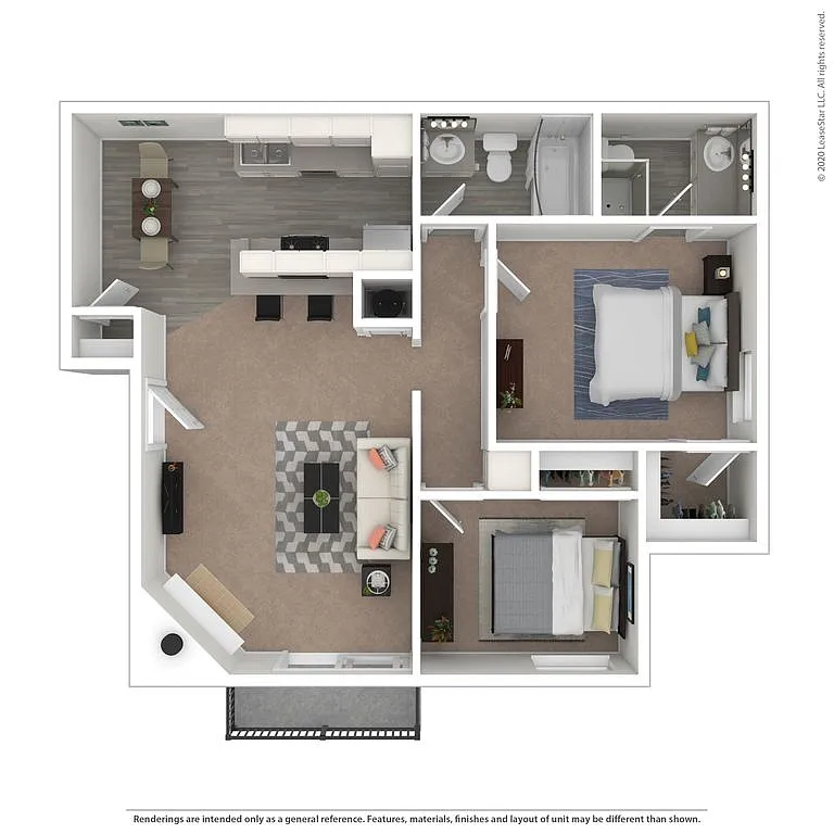Floor plan 2 Bedroom