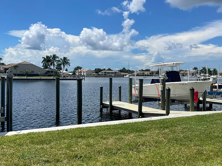 View from condo and dock for 30 foot boat