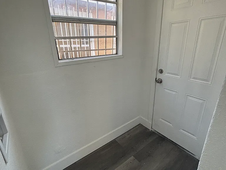LAUNDRY AREA + BACK DOOR