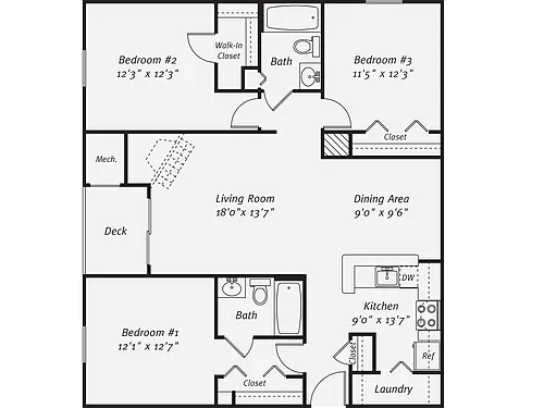 Floor plan C1