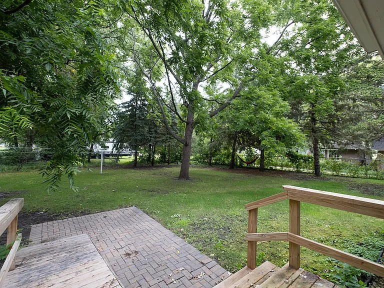 Backyard and patio