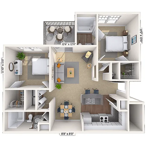 Floor plan Biscayne