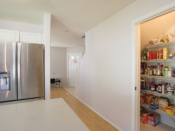 a huge walk-in pantry