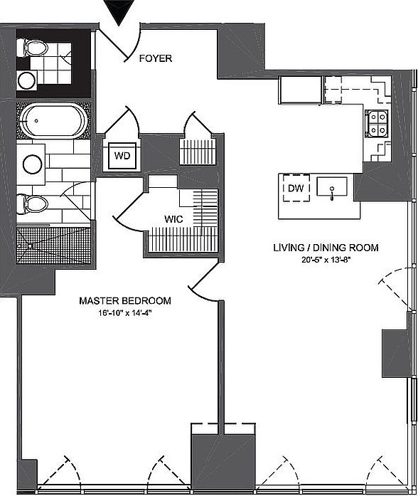 2nd image of 247 W 46th St APT 1904