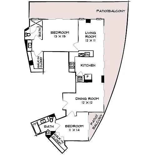 Floor plan Surf 2A Premier
