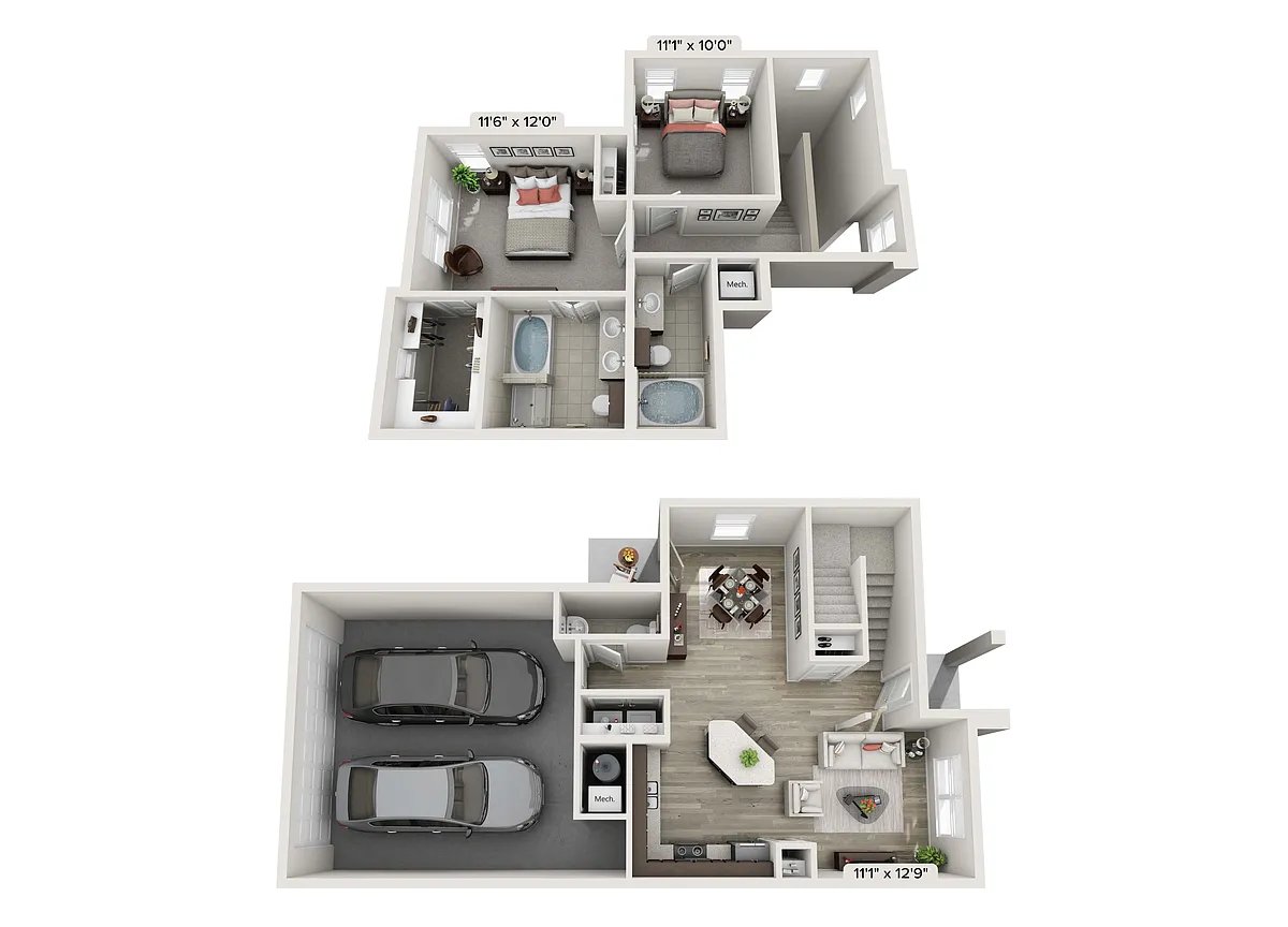 Floor plan 2TH