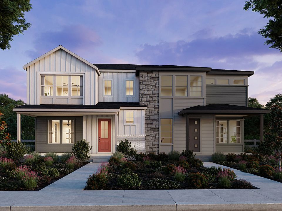 Duet Collection by Trumark Homes at Sterling Ranch Plan 2 Colorado Farmhouse