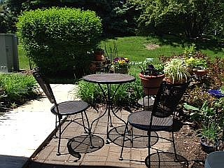 Private patio