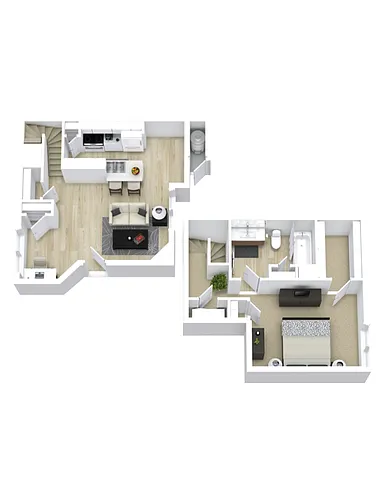 Floor plan Aven Townhomes A4