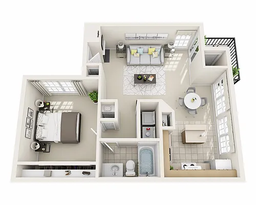 Floor plan Bedford