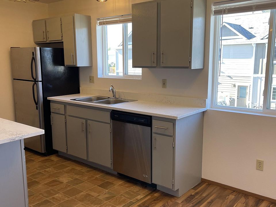 Kitchen with new countertops