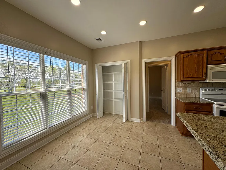 Kitchen Dining Area and Large Pantry