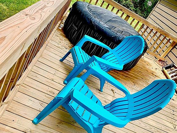 Back Deck off Master Bedroom