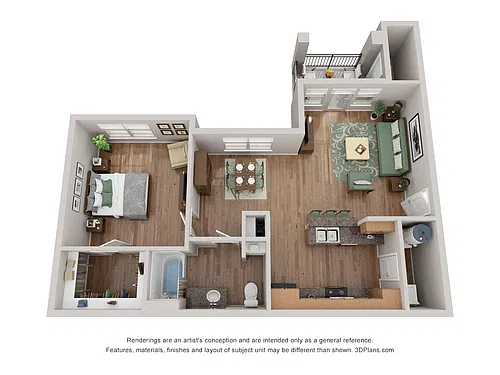 Floor plan A2-HC