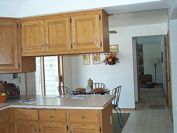 Kitchen View into Dining Area