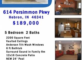614 Persimmon Pkwy, Hebron, IN 46341