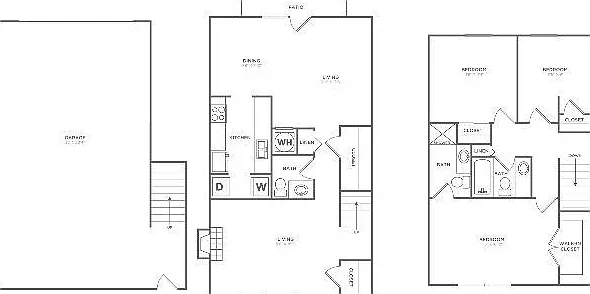 Black Oak | 3 bed 2 bath | 1486 sq ft Black Oak | 3 bed 2 bath | 1486 sq ft