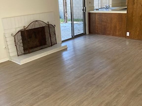 Family Room Area backing up to the Kitchen Area.