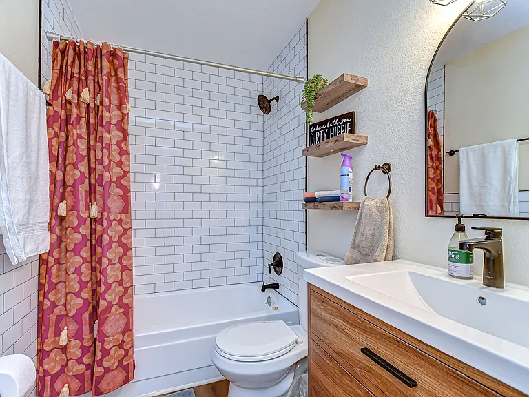 Newly remodeled bathroom