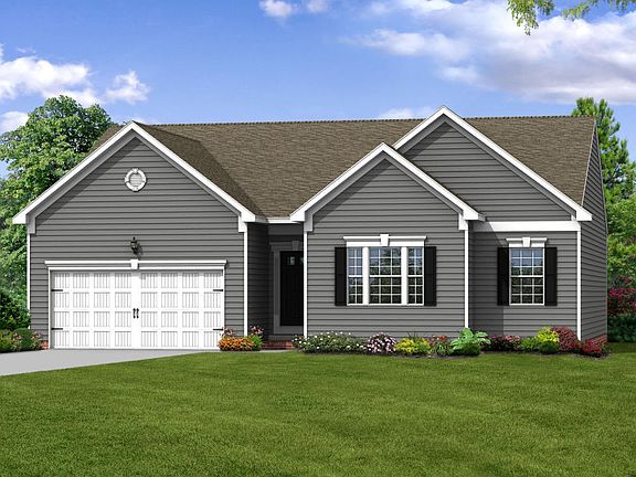 Elevation E Siding Facade with Opt Garage Door