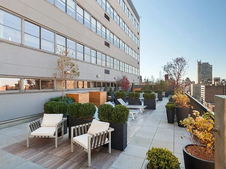 City terrace seating