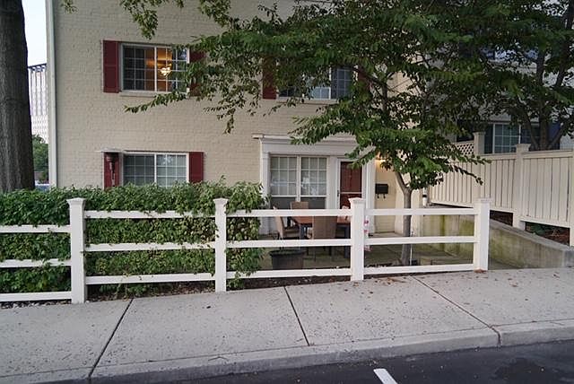 Front of Unit with patio