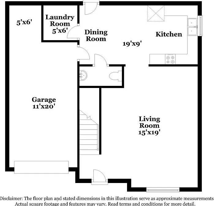3 bed, 2.5 bath, 1205 sqft, $1,885 — Photo 2
