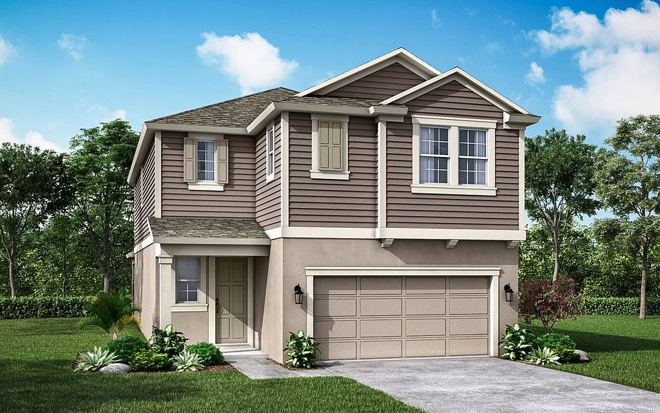 Sebring Traditional elevation A only offered at BridgeWater by William Ryan Homes Tampa