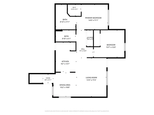 Floor plan 2 bed