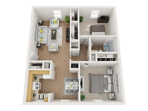 Floor plan 2 Bedroom