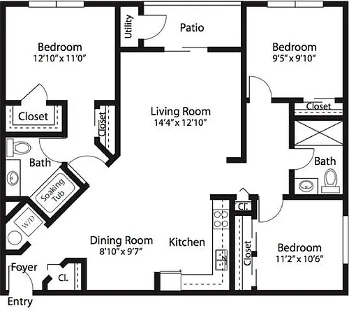 Floor plan Springdale