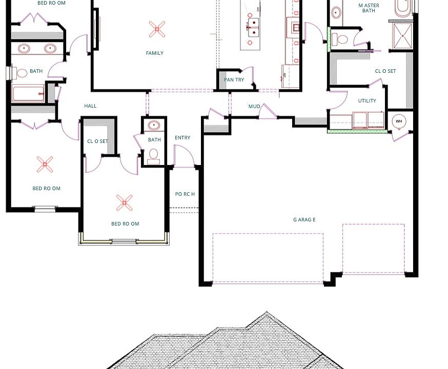 Garage right floor plan shown