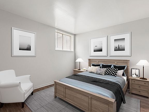 All 1 Bedroom Floor Plans feature neutral interiors, hardwood and carpet flooring, walk-in closets, window coverings, heat/air conditioning and are cable-ready. Upgraded finishes and washer/dryers available in select units.