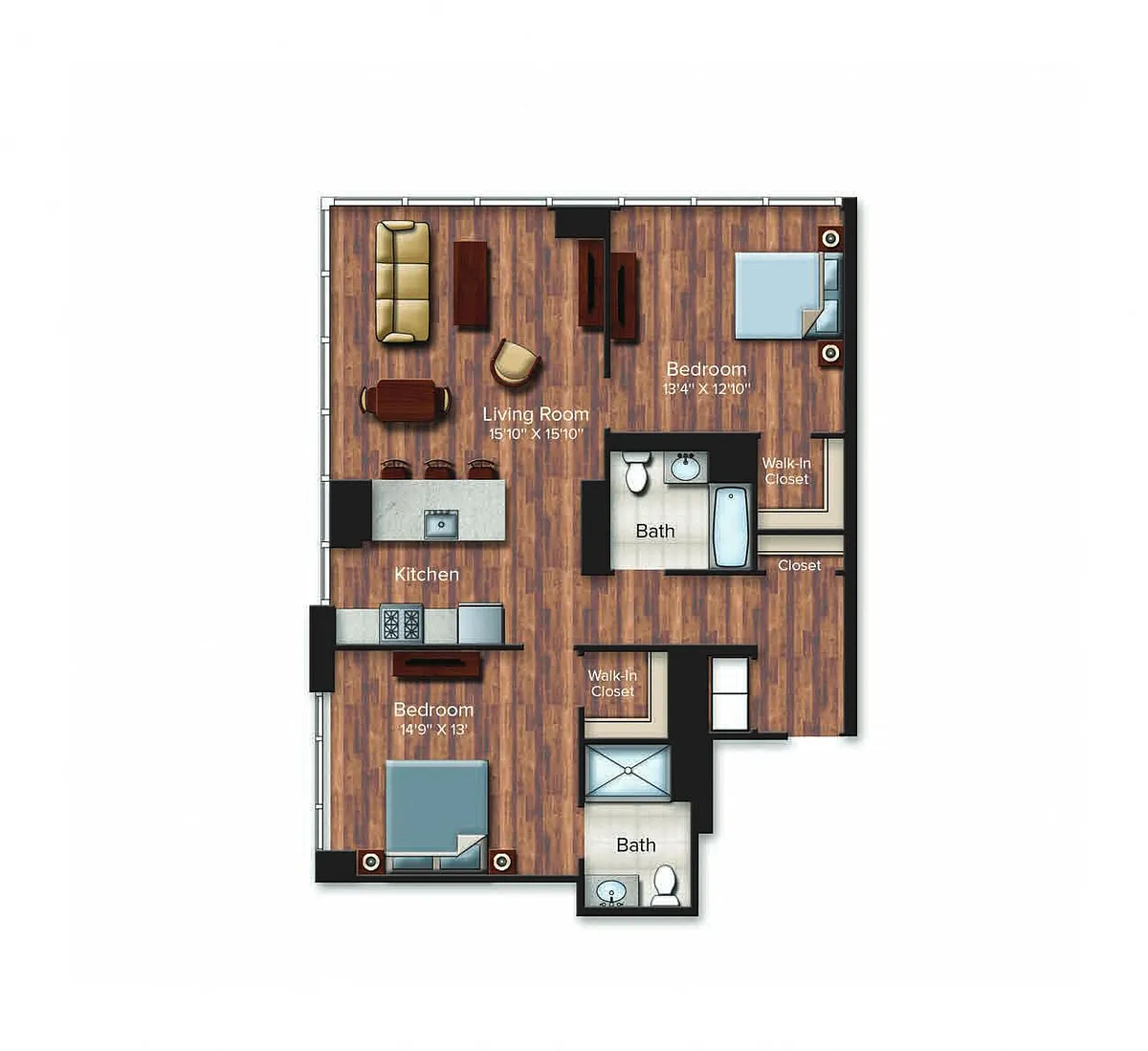 Floor plan 2E-1163