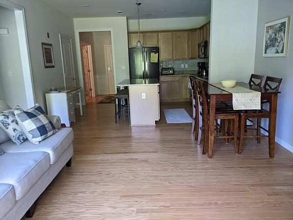 Kitchen, dining and living room