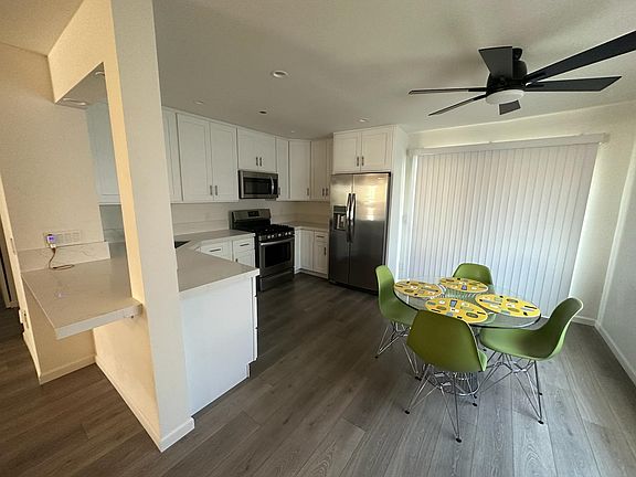 Kitchen and dining area