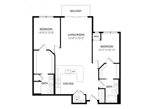 Floor plan Nutmeg C12