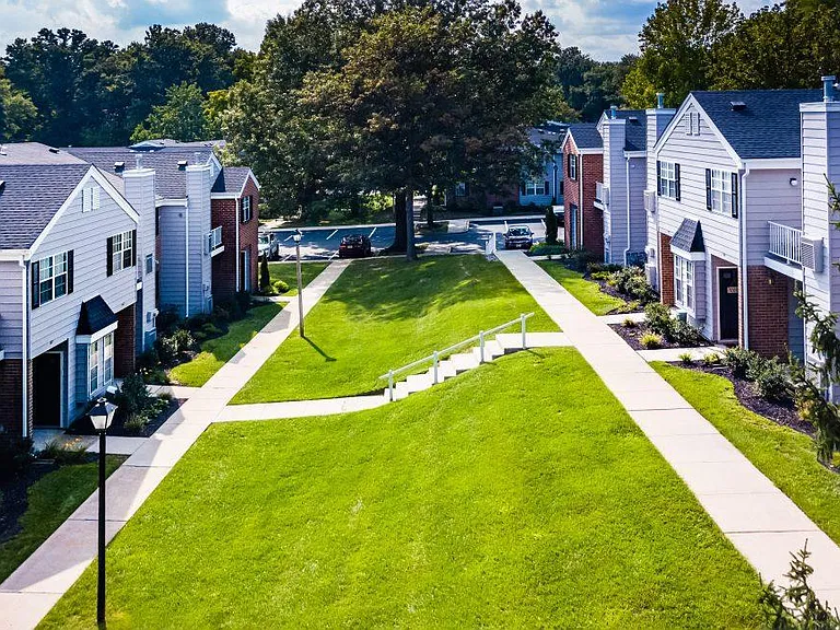 Overhead View Of Homes