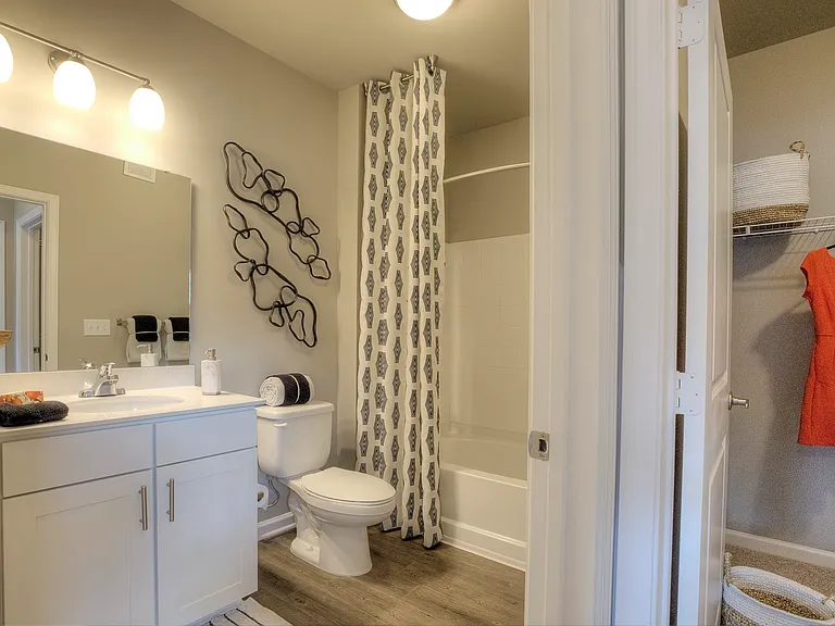 Bathroom with large vanity