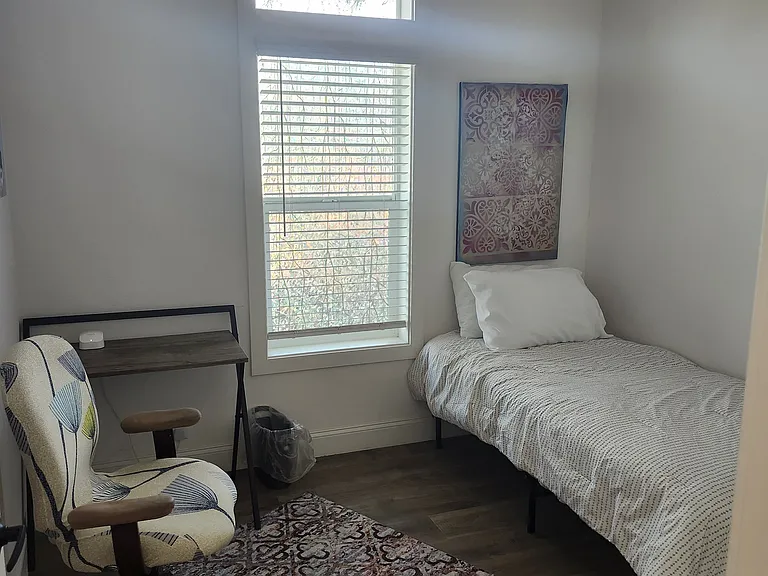 Bedroom or office with sizable closet