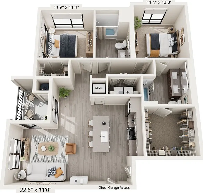 Floor plan C2A